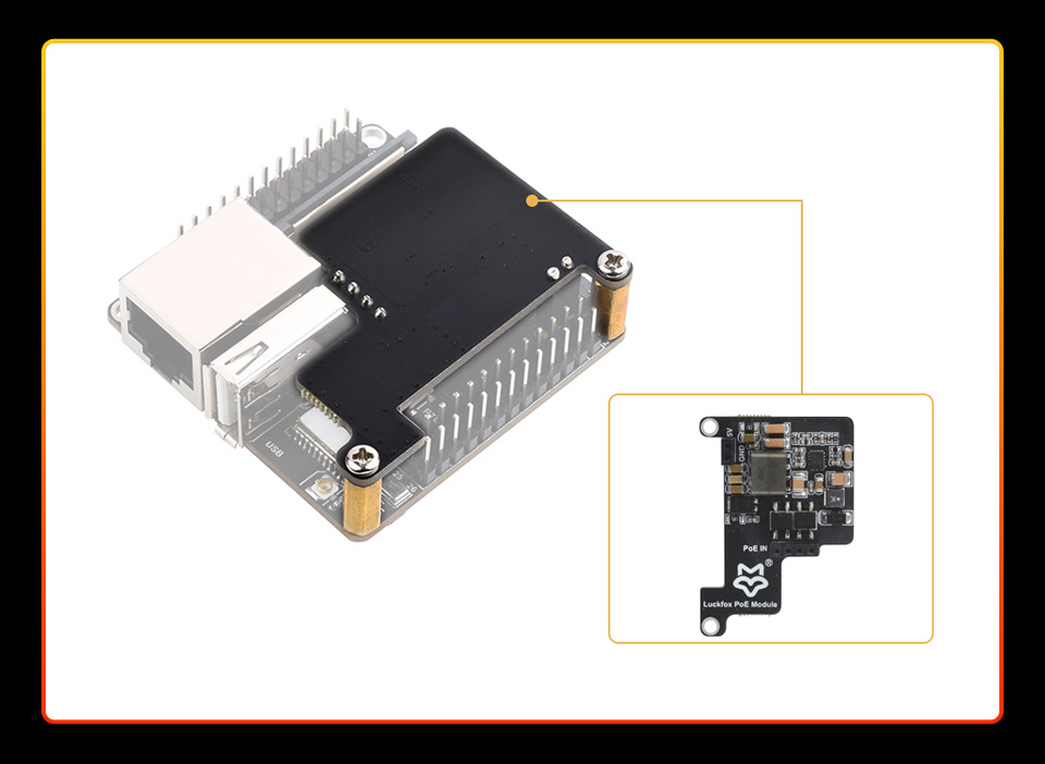 Luckfox Pico Ultra series, optional for PoE Module